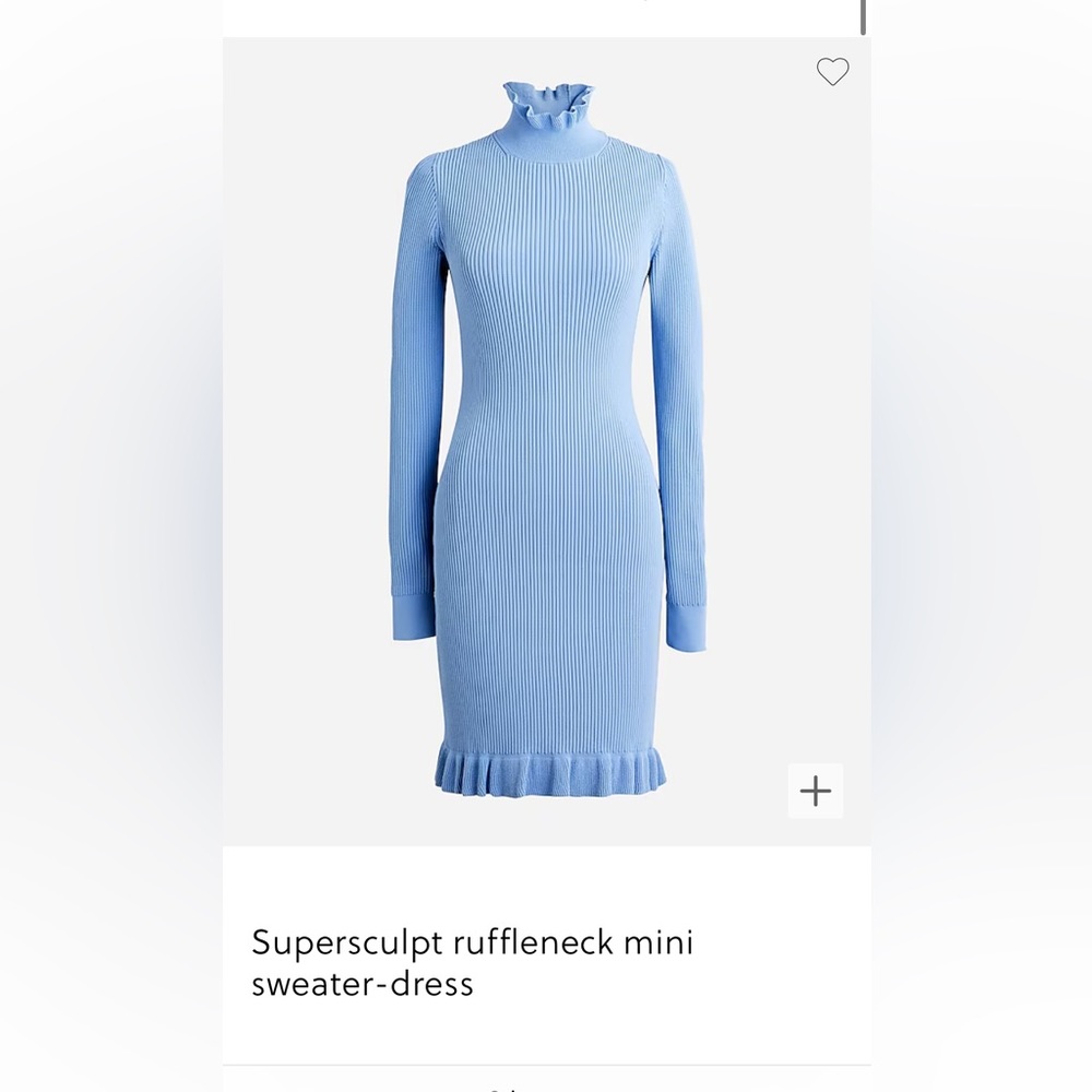 Jcrew super sculpt mini sweater dress